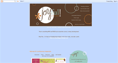 Desktop Screenshot of joyful-design.blogspot.com