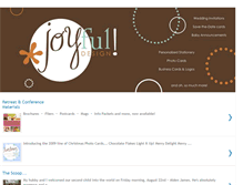 Tablet Screenshot of joyful-design.blogspot.com