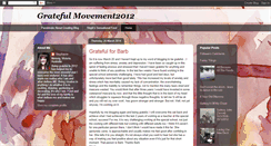 Desktop Screenshot of gratefulmovement2012.blogspot.com