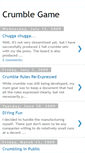 Mobile Screenshot of crumblegame.blogspot.com