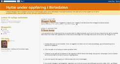 Desktop Screenshot of hyttebygging.blogspot.com