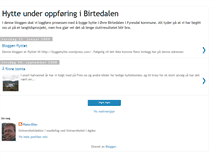Tablet Screenshot of hyttebygging.blogspot.com