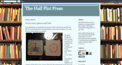 Desktop Screenshot of halfpintpress.blogspot.com