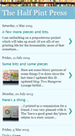 Mobile Screenshot of halfpintpress.blogspot.com