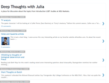 Tablet Screenshot of juliadeepthought.blogspot.com
