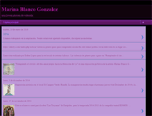 Tablet Screenshot of marina-blanco-gonzalez.blogspot.com