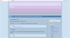Desktop Screenshot of nurturedbylove.blogspot.com