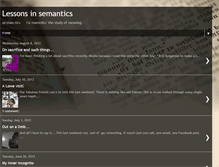 Tablet Screenshot of lessonsinsemantics.blogspot.com