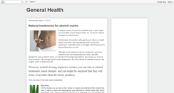 Desktop Screenshot of generalhealth4u.blogspot.com