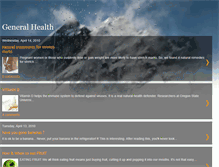 Tablet Screenshot of generalhealth4u.blogspot.com