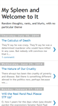 Mobile Screenshot of myspleenwelcome.blogspot.com