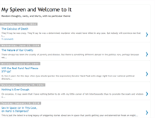 Tablet Screenshot of myspleenwelcome.blogspot.com