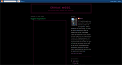 Desktop Screenshot of erikasmode.blogspot.com