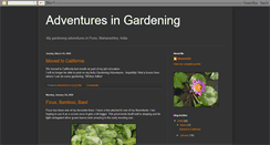 Desktop Screenshot of myadventuresingardening.blogspot.com