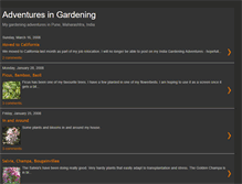 Tablet Screenshot of myadventuresingardening.blogspot.com