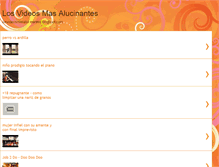 Tablet Screenshot of losvideosmasalucinantes.blogspot.com