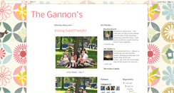 Desktop Screenshot of gannonfam.blogspot.com