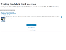 Tablet Screenshot of cureforcandida.blogspot.com