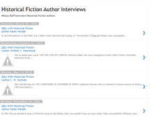 Tablet Screenshot of historicalfictionauthorinterviews.blogspot.com