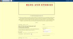 Desktop Screenshot of edmontonlearningcommunity.blogspot.com