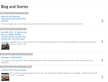 Tablet Screenshot of edmontonlearningcommunity.blogspot.com