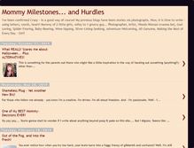 Tablet Screenshot of mommymilestonesandhurdles.blogspot.com