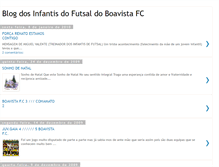 Tablet Screenshot of infantis-futsal-boavista.blogspot.com