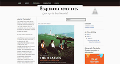 Desktop Screenshot of beatlemanianeverends.blogspot.com