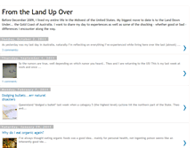 Tablet Screenshot of fromthelandupover.blogspot.com