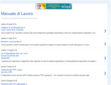 Tablet Screenshot of manualedilavoro.blogspot.com