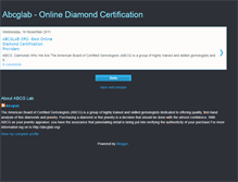 Tablet Screenshot of onlinediamondcertificatio.blogspot.com