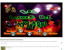 Tablet Screenshot of lasllamasdelrockandroll.blogspot.com