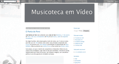 Desktop Screenshot of musicotecaemvideo.blogspot.com