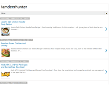 Tablet Screenshot of iamdeerhunter.blogspot.com