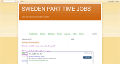Desktop Screenshot of parttimejobsinsweden.blogspot.com