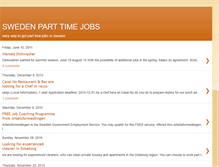 Tablet Screenshot of parttimejobsinsweden.blogspot.com