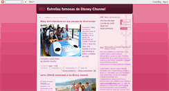 Desktop Screenshot of estrellasfamosasdedisneychannel.blogspot.com