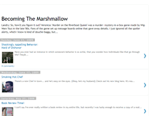 Tablet Screenshot of becomingthemarshmallow.blogspot.com