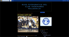 Desktop Screenshot of blogfotograficotaekwondovalladolid.blogspot.com