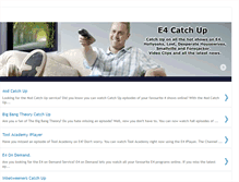 Tablet Screenshot of e4-catch-up.blogspot.com
