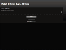 Tablet Screenshot of citizenkanefullmovie.blogspot.com