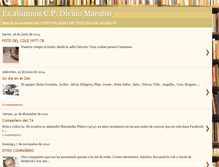 Tablet Screenshot of exalumnosdivinomaestro1.blogspot.com