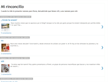 Tablet Screenshot of mirinconcillo-cristina.blogspot.com