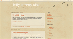 Desktop Screenshot of phillyliterary.blogspot.com