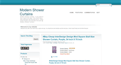 Desktop Screenshot of modernshowercurtains.blogspot.com