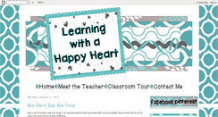 Desktop Screenshot of learningwithahappyheart.blogspot.com