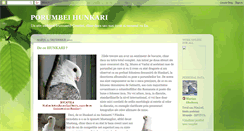 Desktop Screenshot of porumbeihunkari.blogspot.com