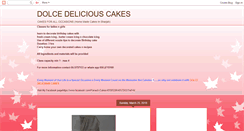 Desktop Screenshot of dolcedeliciouscakes.blogspot.com