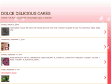 Tablet Screenshot of dolcedeliciouscakes.blogspot.com