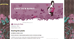 Desktop Screenshot of carpediembecky.blogspot.com